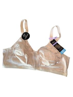 NWTs Bali Classic Support Bra Beige size 40D Cool Comfort Back Smoothing